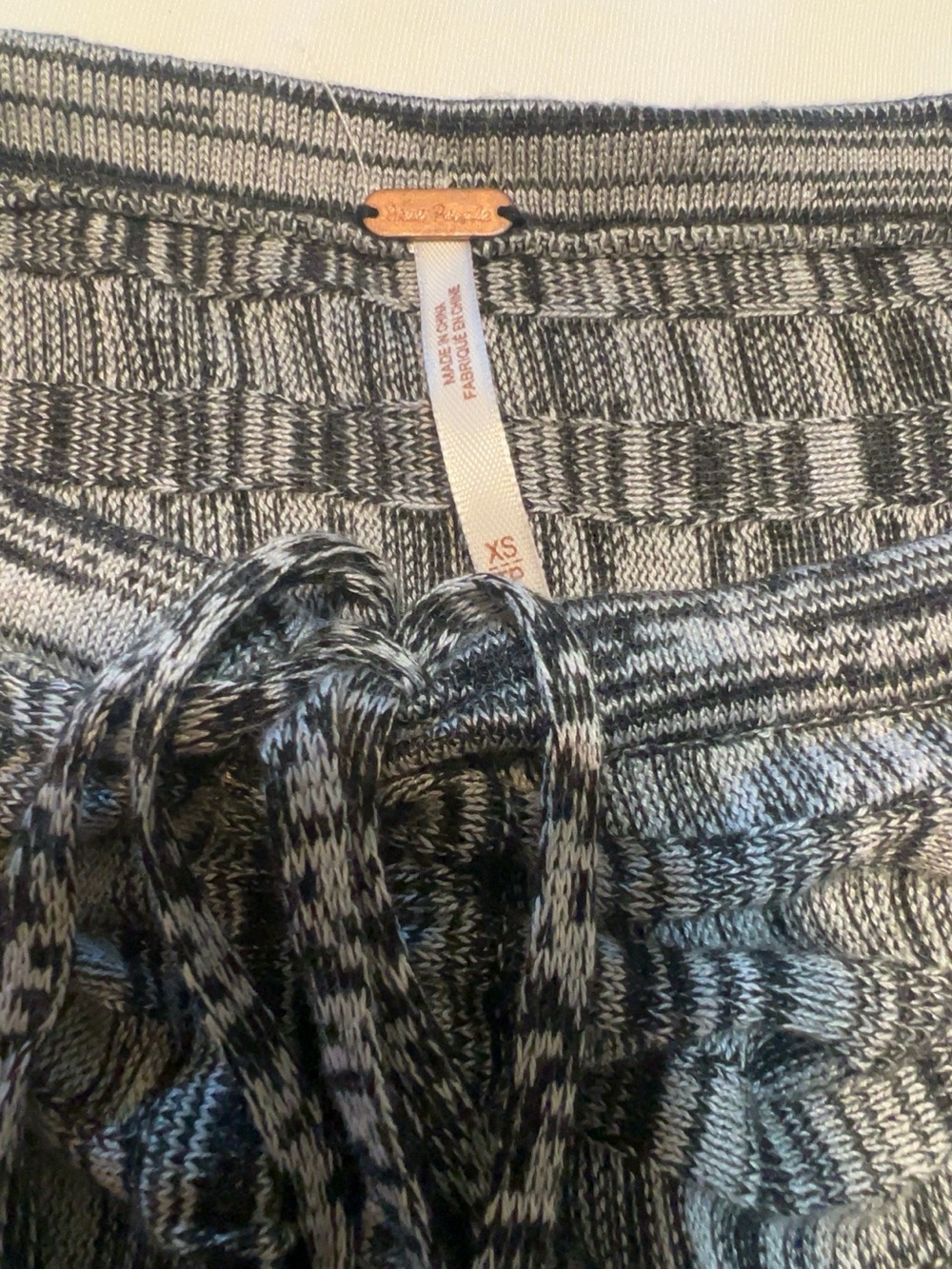 Free People Convertible Maxi Skirt Strapless Dress XS Black & White Boho - Picture 3 of 3